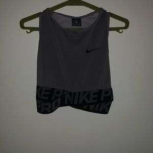 nike pro cross over top